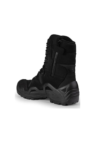 U Force Falcon Su İtici Özellikli Askeri Tactical Outdoor Fermuarlı Nubuk Bot Siyah