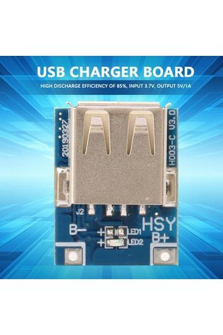 Ximistore9 10 Adet 3.7v Girişli 5v/1a Çıkışlı Usb Şarj Modülü - Yüksek Verimli Dıy Şarj Kartı
