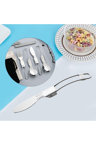 Dolıty Dış Mekan Katlanır Sofra Takımları Barbekü Ev Bıçak