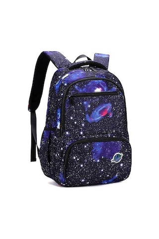 Kızlar Su Geçirmez Okul Sırt Çantası Antrasit