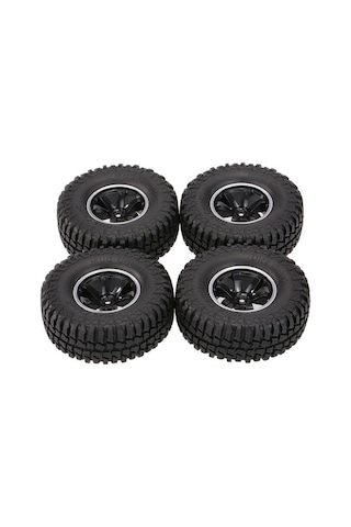 Didadodo 1/10 Rc Rock Crawler İçin 4 Adet Yüksek Tutuşlu 1.9 Lastik Ve Jant Seti - D90 Scx10 Cc01 Uyumlu, Yeni Tasarım