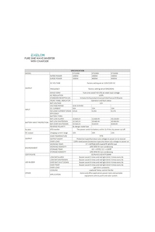 Exelon 12 V Volt 1000 W Watt 1 Kw Tam Sinus Akü Şarjlı Ups İnverter 220 Volt Çevirici İnvertör