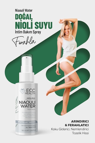 Genital Bölge Koku Giderici, İntim Bakım Spreyi %100 Saf Nioli Suyu 50 Ml
