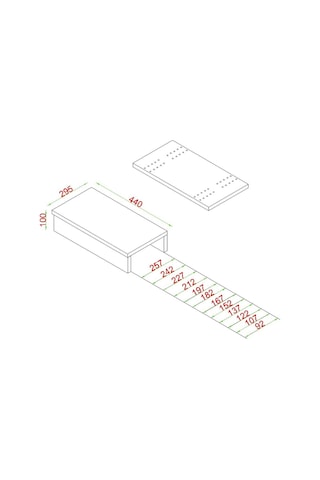 Boliva Koltuk Yanı Sehpa - Sis Gri Gri