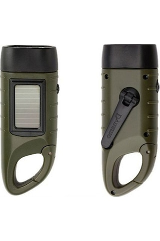 Ebitda Yenilikçi Şarj Edilebilir 3led El Feneri - Dinamo & Güneş, Yeşil Yeşil