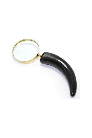 Pirinç Boynuz Saplı Büyüteç Model 3