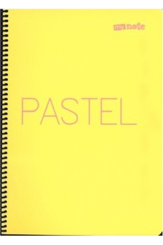 80 Sayfa Kareli Pastel Defter 4 Adet Karışık Renk Çok Renkli