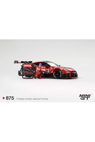 Mini Gt 1/64 875 Nissan Gt-r Nısmo 23 "motul Autech Gt-r 2021" Super Gt Serıes Suzuka Winner W/ Matsuda Figure Tsugio Matsuda Collection No.2