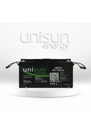 Unisun 38,4v 100ah Lifepo4 Batarya + Ekran + Bluetooth