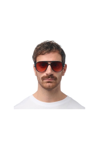 Okkia Alessio Unisex Güneş Gözlüğüsiyah / Lens : Kırmızı Siyah