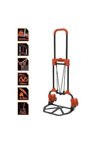 Black+decker Bh201 30/65kg Merdiven Çıkabilen Katlanır El Arabası N11.464