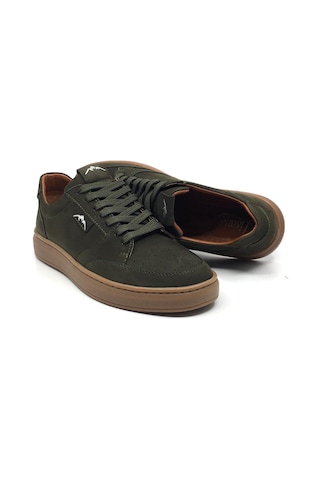 Lisans Shoes %100 Deri Ortopedik Erkek Yazlık Rahat Deri Spor Ayakkabı 40-44 Haki - Nubuk
