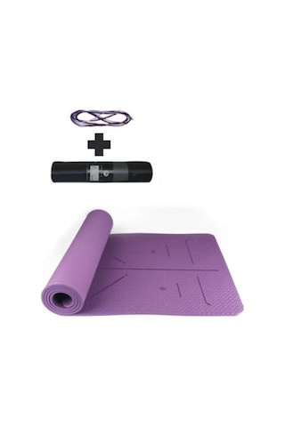 Xtr Fitness Tpe Yoga Matı Ve Egzersiz Minderi 8 Mm Mor