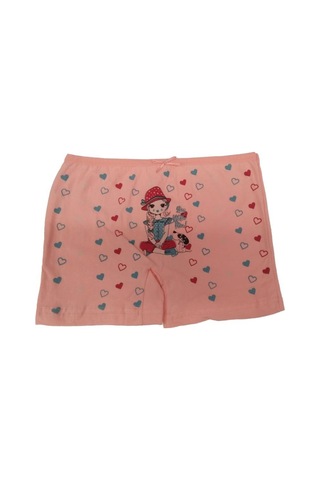Sedef Yıldızı 12 Li Paket Sedef Yıldız Kız Çocuk Desenli Şort Boxer 1045 001
