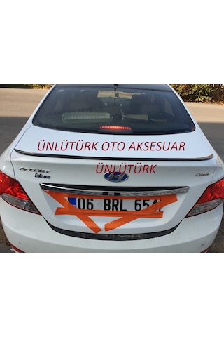 OtoÇizgi Hyundai Accent Blue Bagaj Üstü SPOİLER-SPOYLER Piano Black OtoÇizgi