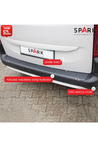 Peugeot Rifter 2019- Yılı Ve Sonrası Uyumlu Arka Tampon Eşiği Mat