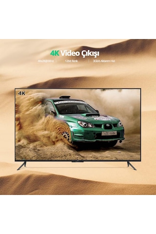Ugreen 40363 Displayport To 4K Hdmi Dönüştürücü Adaptör. Siyah