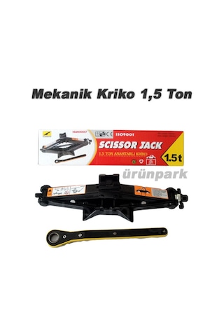 Kriko Scissor Jack Makaslı Mekanik 1.5 Ton Otomatik Kollu