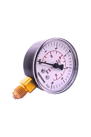 Pakkens Manometre Ø63 6 Bar