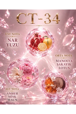 Calius Tibec Ct-34 Kadın Parfüm EDP 50 ML