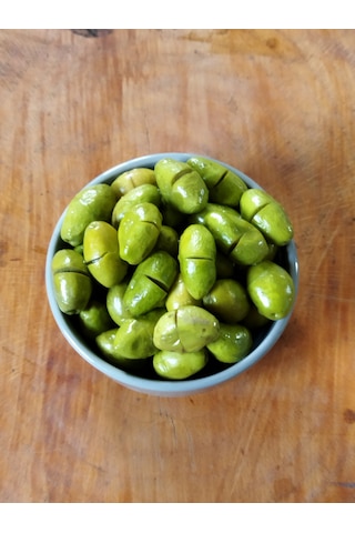 Etik Yerli Ürünler Eğri Çekirdek Cinsi Küçük Boy Kırma Tatlanmış Zeytin 2 x 5 KG