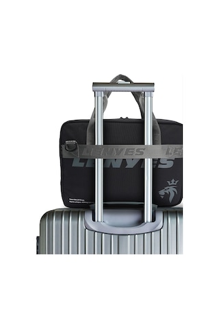 Lenyes Lb590 500d Kumaş Su Geçirmez 13-14 İnç Laptop Çantası Gri
