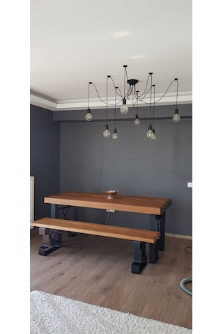 Deryawood Ahşap Yemek Masası-80x140