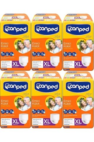 Canped Emici Külot Yetişkin Hasta Bezi XL 6 x 7'li