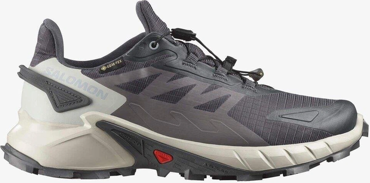 Salomon Supercross 4 Gore-tex Kadın Patika Koşusu Ayakkabısı Gri