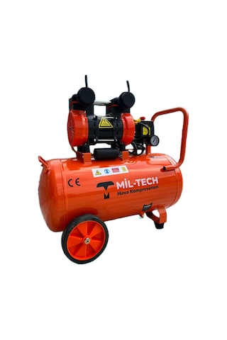 Mil-Tech 50 LT Sessiz - Yağsız Hava Kompresörü