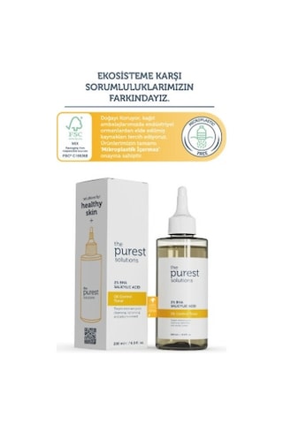 The Purest Solutions Oil Control Toner 2% Bha Salicylic Acid 200 Ml