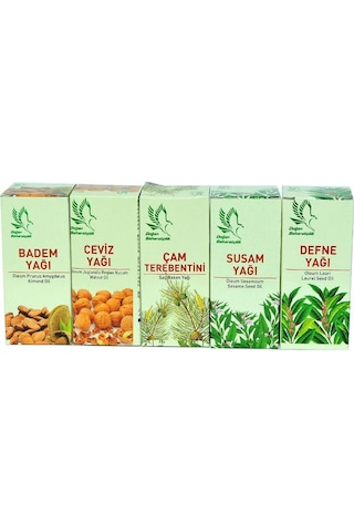 Doğan Baharatçılık Saç Bakım Yağı Seti 5 x 50 ML