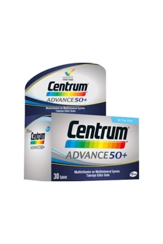 Centrum Advance 50 50 Yaş Üstü Multivitamin 30 Tablet X 2