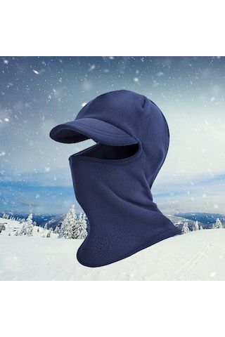 Suntek Yürüyüş Kayak Için Termal Bisiklet Boyun Lacivert Lacivert