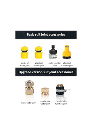 Symbee Ev İçi Metal Araba Yıkama Silindiri - 4 Modlu Ayar, Bakır Başlı, Sürekli Sprey, Dayanıklı Tasarım Su Borusu Hariç 1 Set