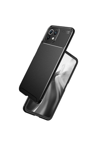 Xiaomi Mi 11 Lite Kılıf Karbon Silikon Case