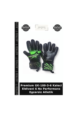 Premium Gk-100-3-6 Kaleci Eldiveni 6 No Performans Egzersiz Atletik Çok Renkli