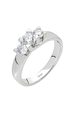 Sirius F Renk 0,75 Karat Pırlanta Tria Yüzük 0801R0088