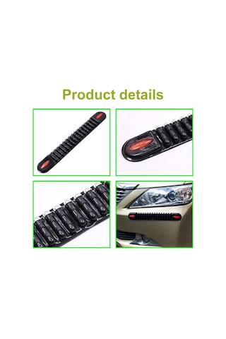 Araba Kapısı Tampon Kenarı Koruma Şeridi Çıkartması Güçlü Etiket, 4 Adet Çizilmez Kauçuk Araba Kapısı Eşiği Etiketi