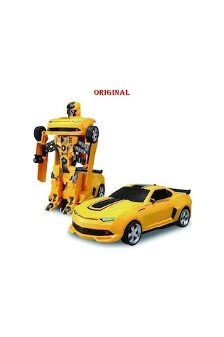 Bumblebee Oyuncak Transformers Robota Dönüşen Pilli Işıklı Sesli