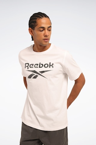 Reebok New Id Camo Tee Beyaz Erkek Kısa Kol T-shirt Beyaz