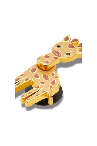 Jibbitz Enamel Giraffe Unisex Metal 10015525 1-15323 Çok Renkli