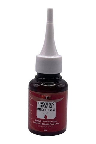 My Bake Su Bazlı Likit Gıda Boyası Bayrak Kırmızı 60 G My Bake Su Bazlı Likit Gıda Boyası Bayrak Kırmızı 60 G