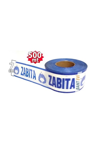 Zabıta Emniyet Şeridi 7cmx500mt Zabıta İkaz Bandı -