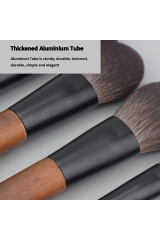 Sones 12'si 1 Arada Mini Kozmetik Fırçası Kısa Saplı Pudra Fırçası Seti Yüz Makyaj Aracı A Tipi