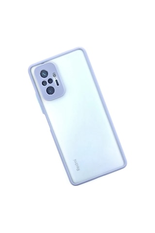 Xiaomi Redmi Note 10 Pro Kılıf Montreal Silikon Kapak - Gri Çokrenkli