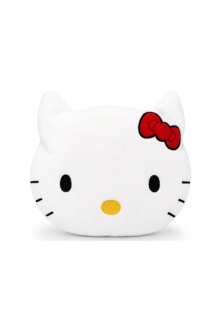 30 Cm Hello Kitty Peluş Yastık Sevimli Kedi Tasarımlı Yumuşak Peluş Oyuncak Beyaz