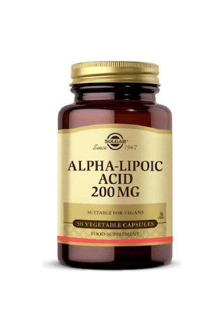 Solgar Alpha Lipoic Acid 200 Mg 50 Kapsül 2 Adet
