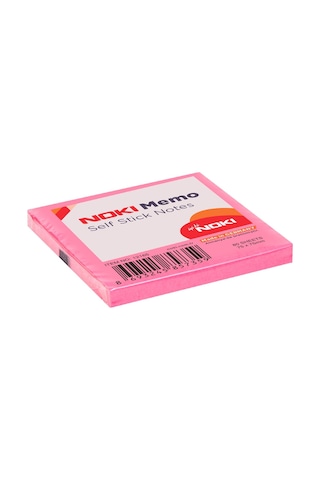 Noki Memo 75x75 Mm Yapışkanlı Not Kağıdı 80 Yaprak Koyu Pembe 12 Adet 12165