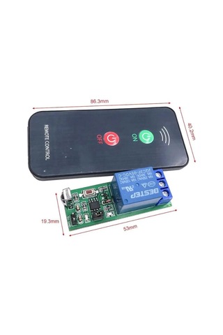 5v 1kanal Ir Kumandalı Röle Kartı Modülü